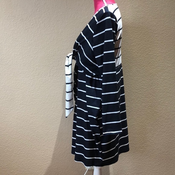 ASOS Maternity Nursing Knot Front Dress Stripe 16 - Picture 5 of 7